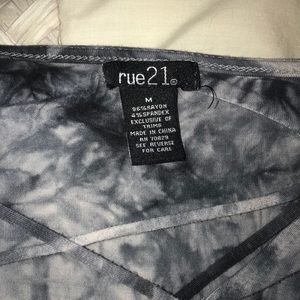 Rue 21 crossed chest T-shirt
